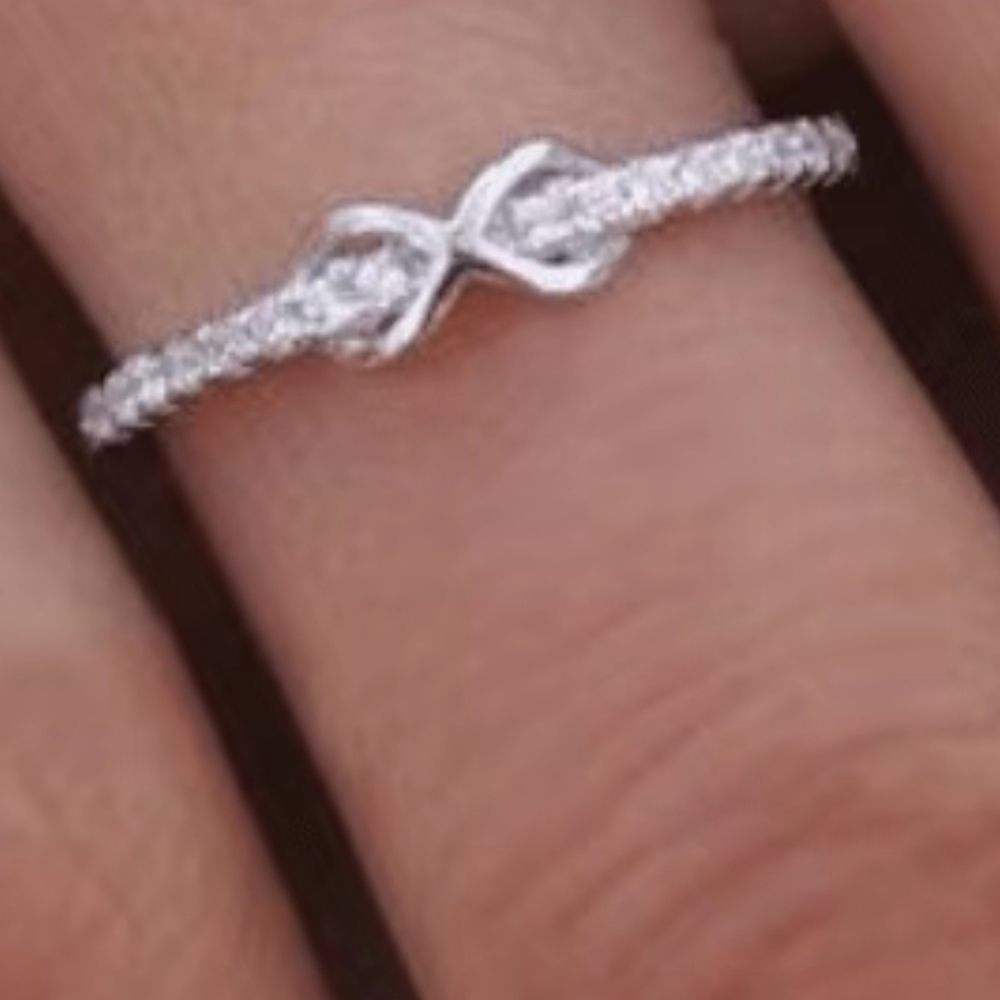 Infinity simple shaped ring - Picture 4 of 5